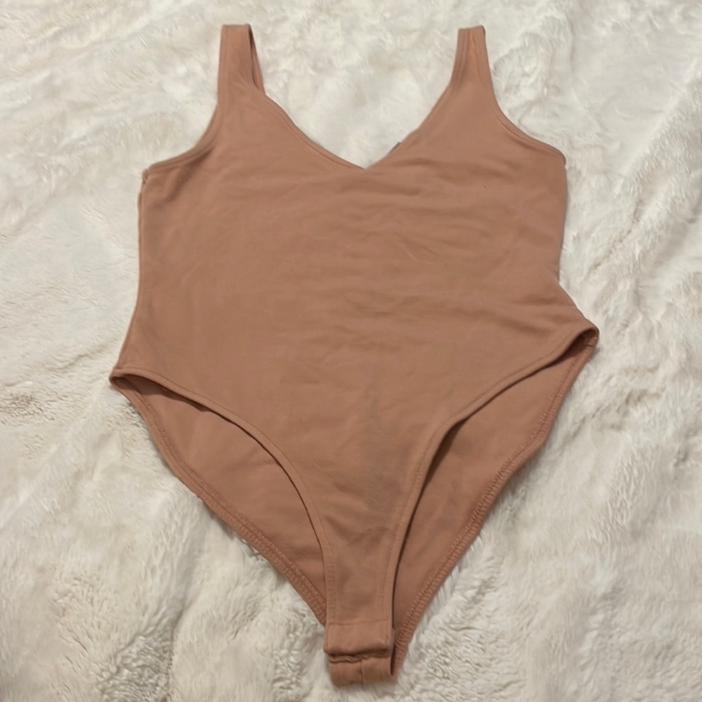 Forever 21 skin toned body suit size large
